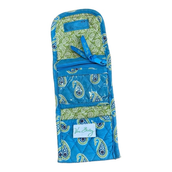 Vera Bradley Wallet - Blue Paisley - Small Velcro - Picture 3 of 13